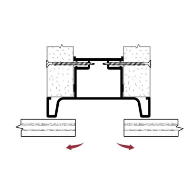 Профиль вертикальный для кухонных баз С ARCH хром матовый 6м